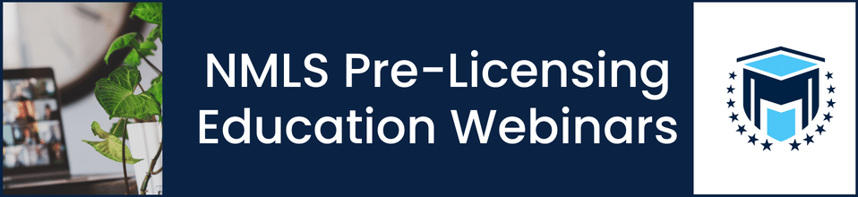 NMLS Pre-License Webinars