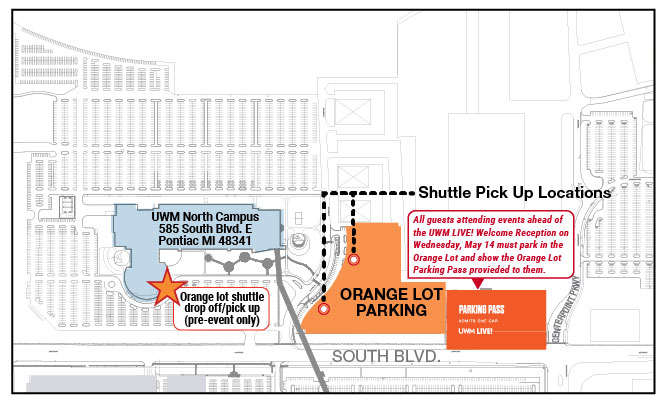 UWM Parking Map UWM Parking Map